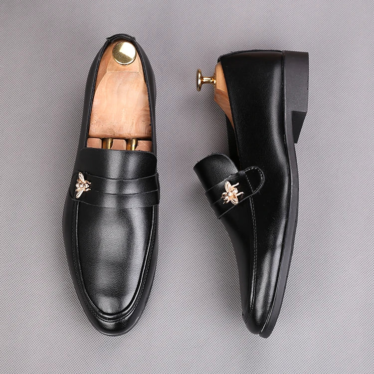 Mens Dress Shoes Formal Leather Shoe Fashion italy shoes Handmade Wedding Party Shoes Men Loafers Oxford Shoes