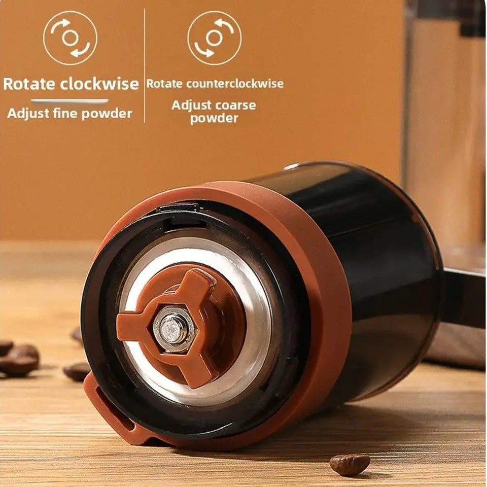 Adjustable Coarseness Manual Coffee Grinder Ceramic Grinding Core Double Bearing Design Coffee Grinding Machine
