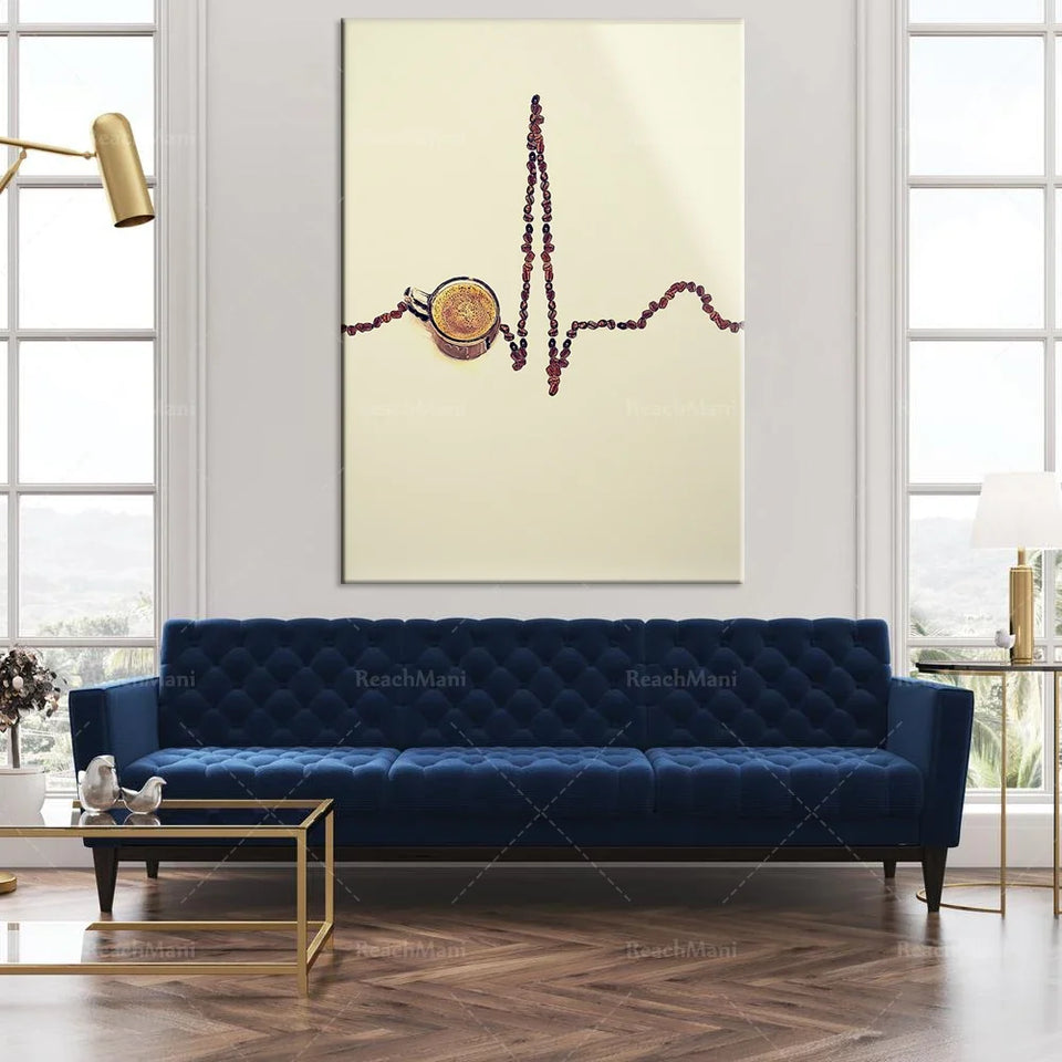 Coffee Lover Abstract Art Print - Impressions de cuisine