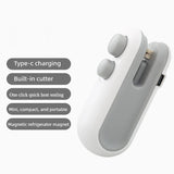 Sealing machine, small household hand press sealing device, mini portable snack moisture-proof plastic bag heat sealing machine