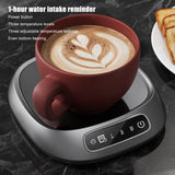 Coffee Mug Warmer with Touch Screen, Electric Ceramic Drink Cup Heater for Coffee Tea Hot Chocolate, for Office Desk, Home