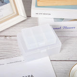 Frosted Flip Storage Box Photocards Small Card Storage Box Desk Organizer Box Classification Box Jewelry Storage Case Container