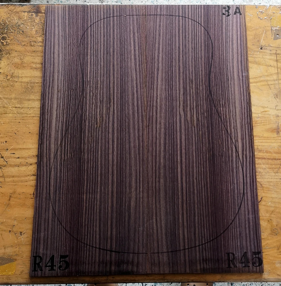 AAA Grade India Rose guitar back/side board All-Solid acoustic Guitar making material accessories Solid Woods Number selection