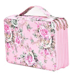 200 hole portable canvas pencil case, pencil stationery shockproof storage bag, large capacity stationery box