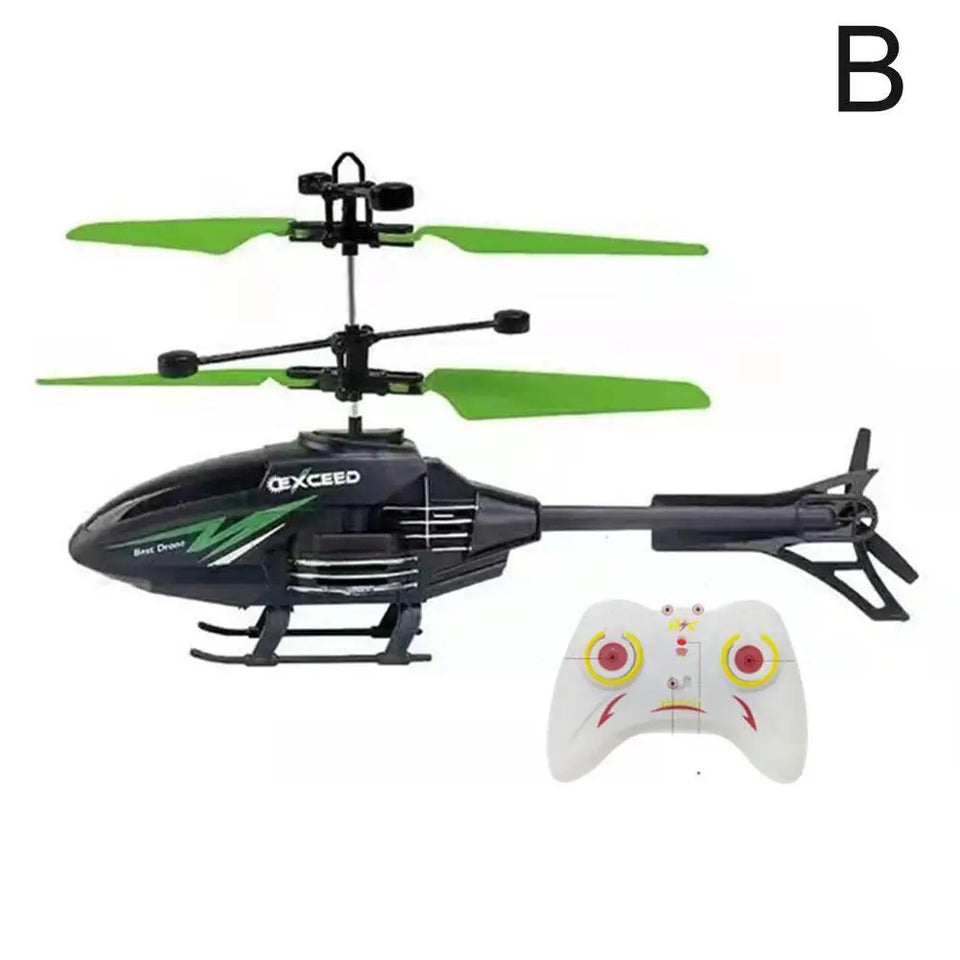 Remote Control Helicopter 2 Channel RC Helicopter Toys for Kids Flying Toys Infraed Induction Suspension Aircraft Charging Gifts