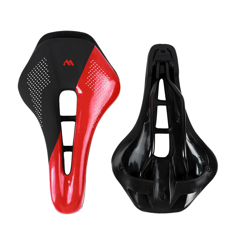 WEST BIKING Bicycle Saddle Hollow Breathable Road Bike Seat Ultralight Durable Shockproof Bicycle Seat Cushion Cycling Parts