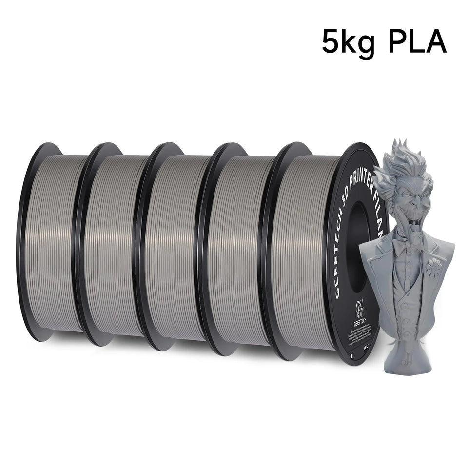 Geeetech 5Kg Standard PLA Filament 1.75mm 3D Printer Plastic Material, Accuracy 0.03mm, multiple colour, Fit Most FDM Printer
