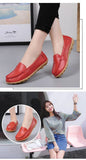 Women Flats Ballet Shoes Woman Cut Out Leather Breathable Moccasins Women Boat Shoes Ballerina Ladies Casual Shoes
