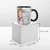 Pink Doctor Nurse Coffee Mugs DIY Customized Enfermera En Apuros Ceramic Milk Tea Mug Cup