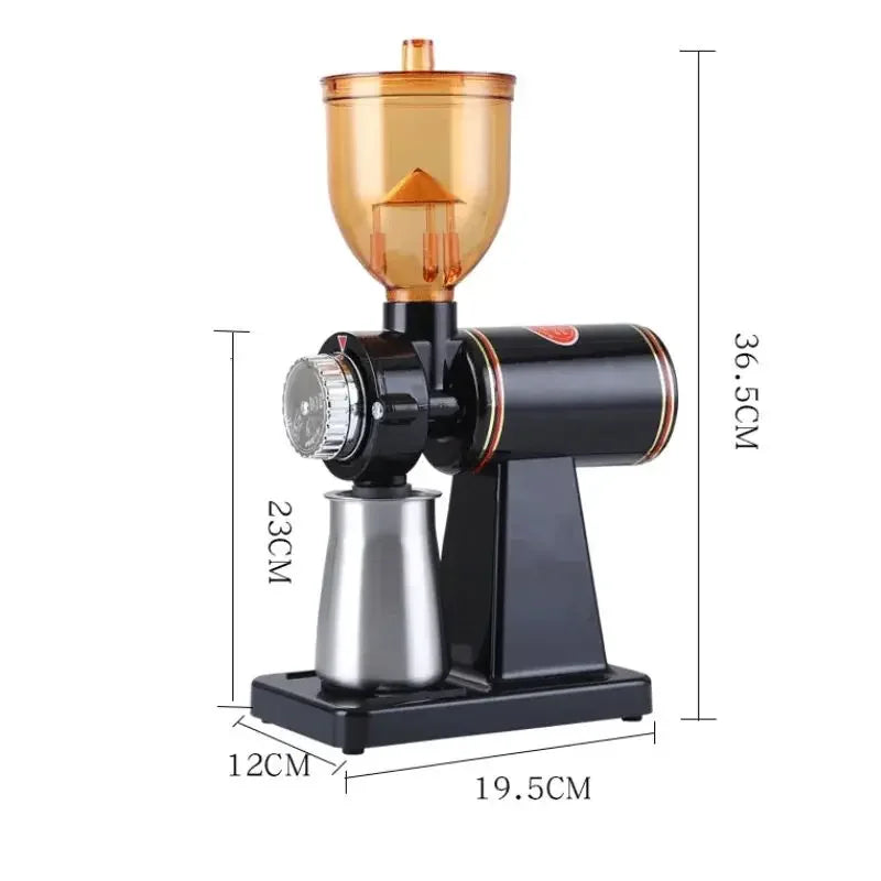 Electric Coffee Bean Grinder Italian Hand Punch Small Household Commercial Coffee Bean Grinding and Crushing Machine
