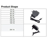 AC to DC 1A 2A 3V 5V 6V 8V 9V 10V 12V 15V 24V 1000ma 2000ma Power Supply wall charger Adapter US EU plug transformer For Strip