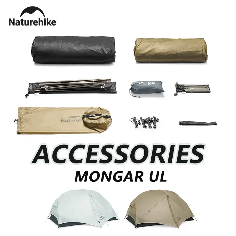 Naturehike After Sale Tent Accessories Tent Poles Storage Bag Ground Cloth Ground Nails