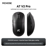 NEW MCHOSE A7 V2 E-sports mouse wireless Bluetooth tri-mode Ergonomics lightweight 8K gaming mice Customized PC accessory gifts
