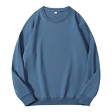 Autumn O-Neck Cotton Women's Sweatshirt Hoodies Basic Loose Casual Women Pullover Solid Sweatshirt Ladies Tops Factory Wholesale