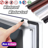 6M Self Adhesive Casement Window Door Sealing Strips Wearable Seal Foam Tape Acoustic Waterproof Dustproof Weather Stripping