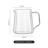 Household Coffee Maker Advanced Grey Glass Hand-brewed Coffee Drip Filter Cup Wood Pallet Sharing Pot Coffeeware Accessories