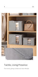Tianzong Closet Comforters Zipper Storage Box Wardrobe Clothes Organizers with Lid Fabric Cube Home Wardrobe Folding