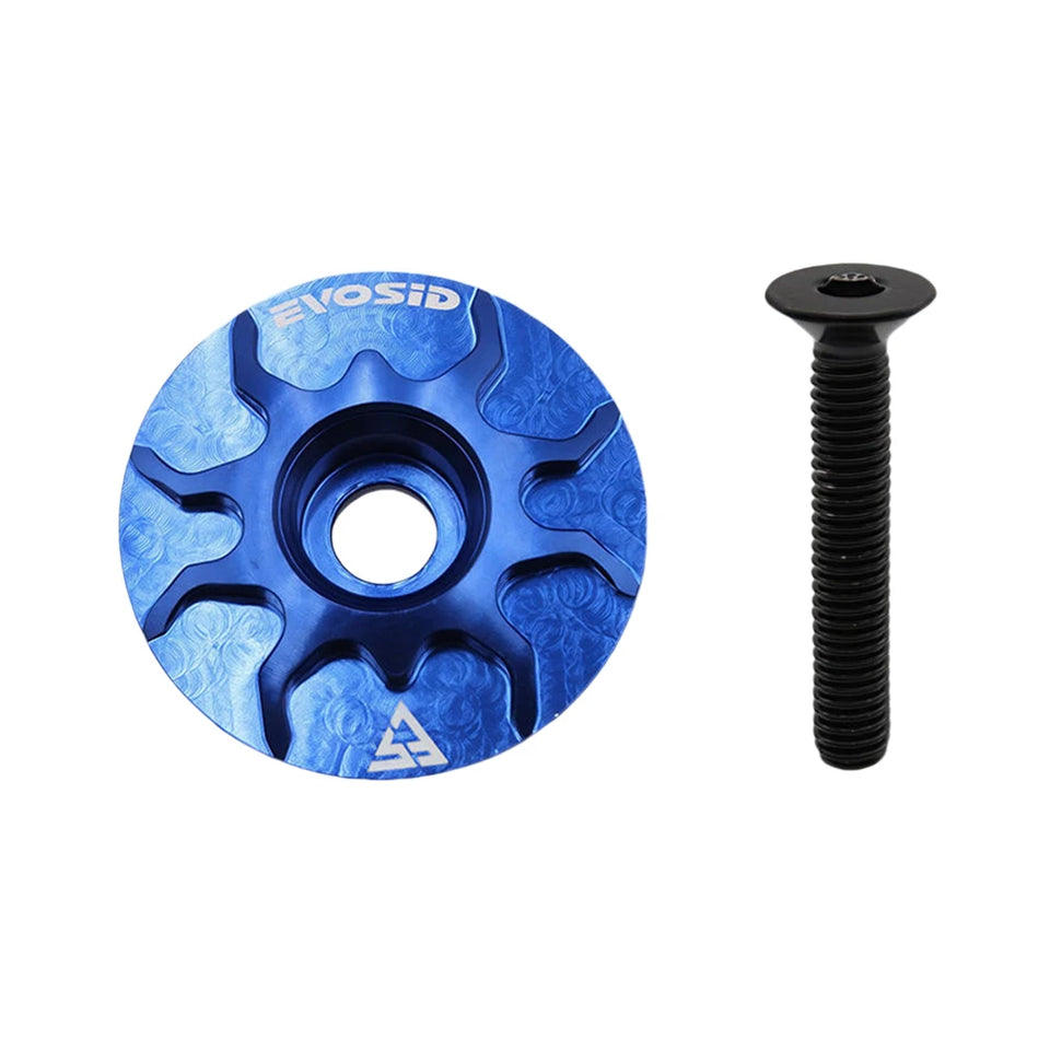 MTB Road Bike Stem Headset Top Cap Cover Aluminium Alloy Bike Headset Cover for Fork Head Tube Cycling Accessories