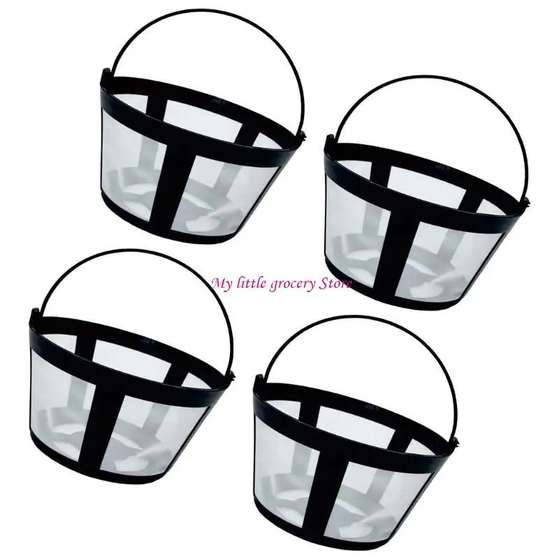 4Pcs Stable Basket Coffee Filter Coffee Strainer for 12 Cup Coffeemakers D5BD