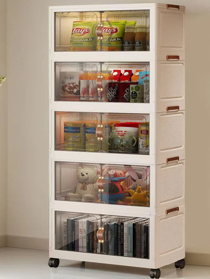 Multilayer Storage Closet Organizer for Multi-scene Use Home Organization Solution for Closets Pantry Or Garage