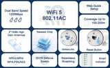 Wonlink 1200Mbps Outdoor Access Point 48V POE Wifi Router /Repeater 5G+2G Weatherproof Long Range Omnidirectional Antena Extend