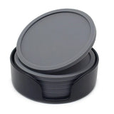 6Pcs 10cm Silicone Coasters Round Heat Resistant Rubber Tea Cup Mat Drink Coffee Mug Glass Beverage Holder Pad Decor Table Mat