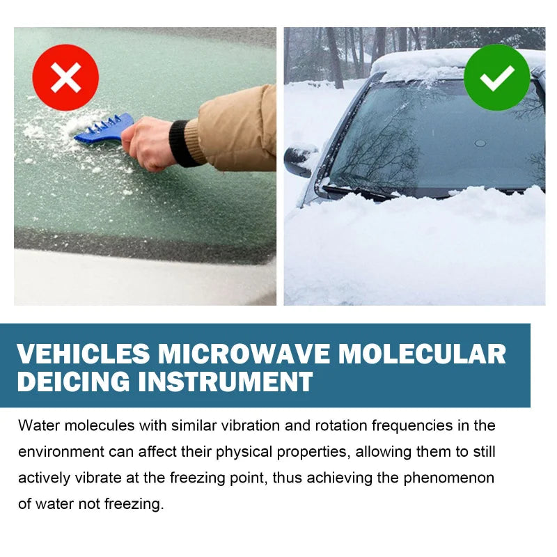 Auto Deicing Device Car Windshield Defrosting and Demisting Heater Warming Device Snow Removal Device Snow Removal Tool