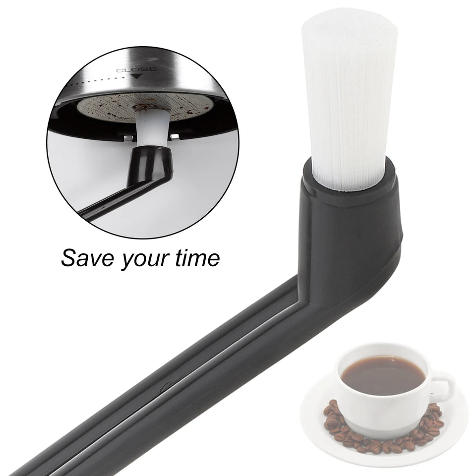 Serviceable Shock Absorption Coffee Knock Box with Espresso Cleaning Brush, Removable Knock Bar Espresso Dump Bin