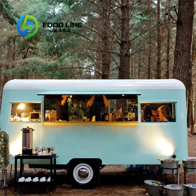All Purpose Mobile Food Trailer for Sale Flexible Movement Design for BBQ Coffee Ice Cream Vending Complete Package