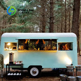 All Purpose Mobile Food Trailer for Sale Flexible Movement Design for BBQ Coffee Ice Cream Vending Complete Package