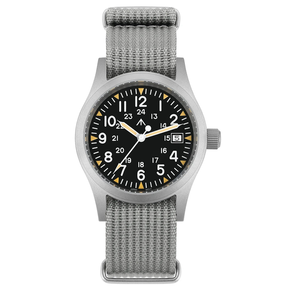 Militado ML05 Men's Watch Ronda 515 Quartz Movement Watch Dome Sapphire High Transparency AR Coating Night Light Watches Retro