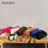 Stylish Women Quilted Cloud Bag with Braided Rope Strap Soft Shoulder Bag Perfect for Daily Use and Casual Outings