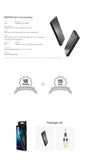 NITECORE NB10000 Gen4 10000mAh 9V Carbon Fiber Power Bank 22.5W Fast Charge Mobile Outdoor Powerbank IPX7 Dual USB-C