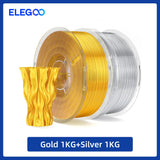 ELEGOO 5/10KG Silk Filament PLA 1.75mm 3D Printer Filament for FDM 3D Printers Elegoo PLA for Elegoo Centauri Carbon