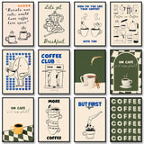 Coffee Diver Poster Coffee Canvas Painting Trendy Kitchen Gallery Print Wall Art Picture for Home Decoration Coffee Lover Gift
