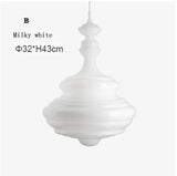 La Scala pendant lamp Modern Simple revolving glass light fixture Bar Dining Room Lamp Art Lighting Coffee bedroom bedside light