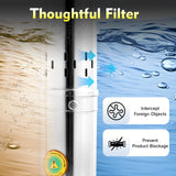370W DC24V Deep Well Pump Stainless Steel Water Pump Large Flow Rate High Head Lift Extracting Water for Irrigation, Landscaping
