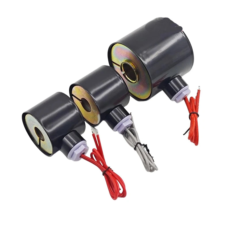 Solenoid Valve Coil for 2W-160-15 2W-200-20 2W-250-25 2W-400-40 2W-500-50 Series Water Valves AC220V DC24V Inner Diameter 16mm