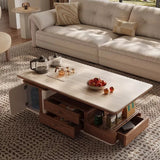 Tea Making Integration Rectangle Coffee Table Storage Fashion Living Room Center Sofa Side Table Interior Decor Items Furniture
