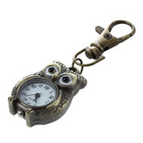 FZFZ Keychain Clock Keyring Owl Shape 37X24Mm