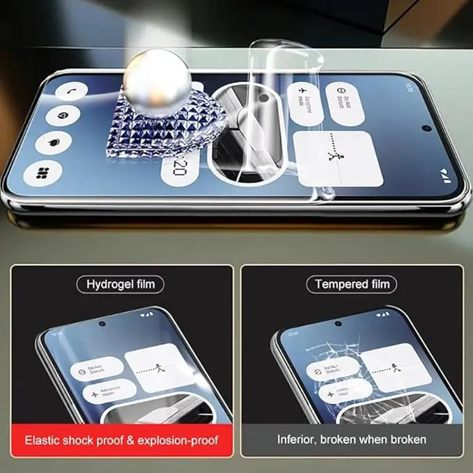 5Pcs Hydrogel Film For Nothing Phone 3a 2a Pro 1 Full Cover Screen Protector For Nothing CMF Phone 2 Pro 1