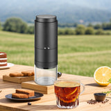 Portable Coffee Bean Grinder with 38 Grinding Setting Digital Power Display 5 Blades Ceramic Conical Burr One Button Start