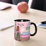 Pink Doctor Nurse Coffee Mugs DIY Customized Enfermera En Apuros Ceramic Milk Tea Mug Cup