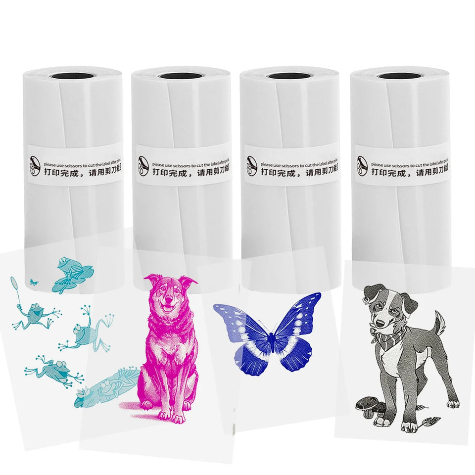 Mini Portable Printer,Thermal Label Maker Printer,For Wireless Bluetooth Photo Memo Stickers Inkless Suitable For Home, Office