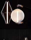 Nordic Minimalist Restaurant  LED Pendant Light  Modern Designer Glass Restaurant Small Pendant Light  Including Light Source