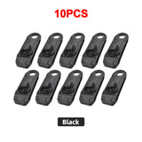 5/10PC Camping Tarp Clips Clamp Canvas Heavy Duty Lock Grip Tent Fasteners Clips Pool Awning Bungee Cord Car Tighten for Outdoor