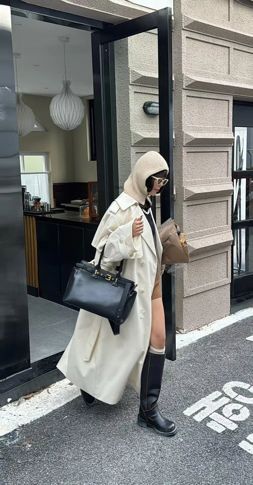 Winter Matte Coffee Camel Grey Large Tote Russian Style Real Suede Cow Leather Women Handbag Nubuck Commuter Office Shoulder Bag