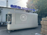 Food Trailer Mobile Fast Food Trailer Flower Shop Ice Cream Cart Juice Coffee Kiosk Fully Equipped