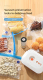 Electric Air Pump for Vacuum Bags Portable USB Mini Vacuum Sealer Rechargeable Food Vacuum Packaging Sealing Machine for Home