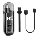 HIENA Electric Nose Hair Trimmer Mini Pocket Nose Ears Hair Eyebrow Trimmer for Men Rechargeable Clipper ﻿home appliance